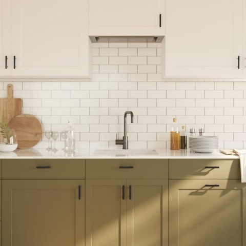 UCHWYTY DO SZAFEK 20 SZT. CZARNE 64MM STAL NIERDZEWNA