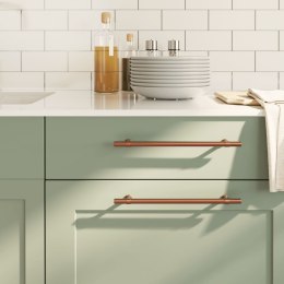 UCHWYTY DO SZAFEK 20 SZT. BRĄZ 224MM STAL NIERDZEWNA