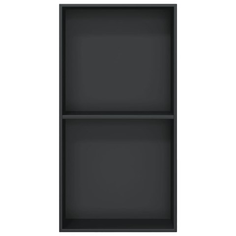 WNĘKA PRYSZNICOWA CZARNA MATOWA 32X62X9CM STAL NIERDZEWNA