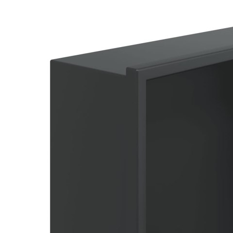 WNĘKA PRYSZNICOWA CZARNA MATOWA 32X62X9CM STAL NIERDZEWNA