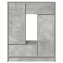 KOMODA Z SZUFLADAMI I DRZWIAMI SZAROŚĆ BETONU 73X31X90CM