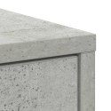 KOMODA Z SZUFLADAMI I DRZWIAMI SZAROŚĆ BETONU 73X31X90CM