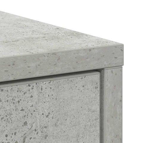 KOMODA Z SZUFLADAMI I DRZWIAMI SZAROŚĆ BETONU 73X31X90CM
