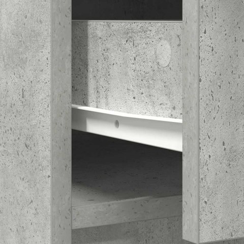 KOMODA Z SZUFLADAMI I DRZWIAMI SZAROŚĆ BETONU 73X31X90CM