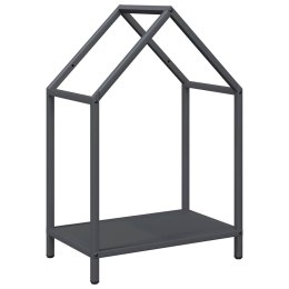 STOJAK NA DREWNO OPAŁOWE ANTRACYT 40X25X60CM