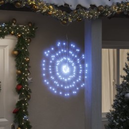 OZDOBA ŚWIĄTECZNA ZE 140 LAMPKAMI LED ZIMNA BIEL 17CM