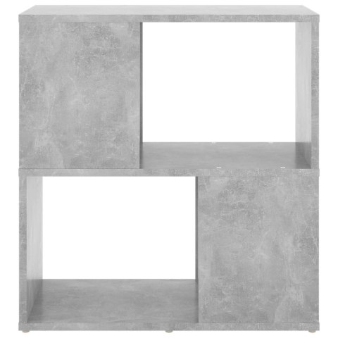 REGAŁ NA KSIĄŻKI BETONOWY SZARY 60X24X63CM