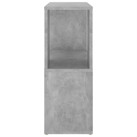 REGAŁ NA KSIĄŻKI BETONOWY SZARY 60X24X63CM