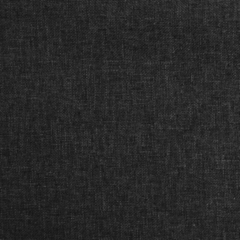 2-OSOBOWA KANAPA 2 PODUSZKI CZARNA TAPICEROWANA TKANINĄ