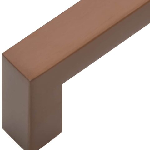 UCHWYTY DO SZAFEK 5 SZT. BRĄZ 480MM STAL NIERDZEWNA