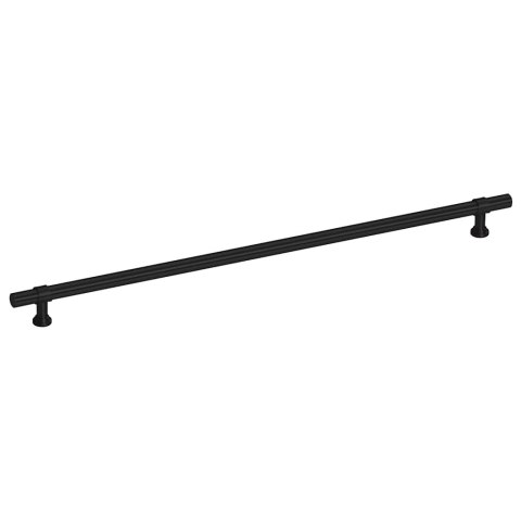 UCHWYTY DO SZAFEK 5 SZT. CZARNE 320MM STAL NIERDZEWNA