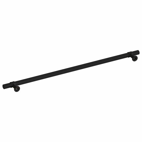 UCHWYTY DO SZAFEK 5 SZT. CZARNE 320MM STAL NIERDZEWNA