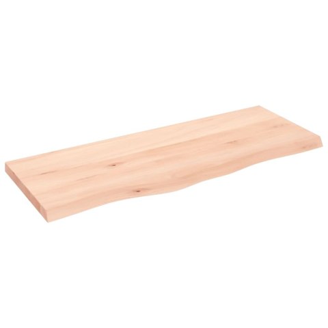 PÓŁKA 100X40X(2-4)CM SUROWE LITE DREWNO DĘBOWE