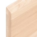 PÓŁKA 100X40X(2-4)CM SUROWE LITE DREWNO DĘBOWE