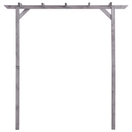 PERGOLA OGRODOWA SZARA 200X40X205CM IMPREGNOWANA SOSNA