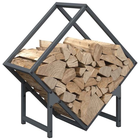 STOJAK NA DREWNO OPAŁOWE ANTRACYT 50X25X50CM