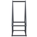 STOJAK NA DREWNO OPAŁOWE ANTRACYT 50X25X60CM