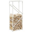 STOJAK NA DREWNO OPAŁOWE BIAŁY 40X25X100CM