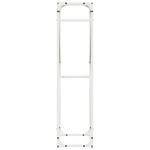 STOJAK NA DREWNO OPAŁOWE BIAŁY 40X25X100CM