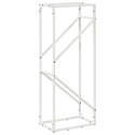 STOJAK NA DREWNO OPAŁOWE BIAŁY 40X25X100CM