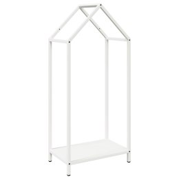 STOJAK NA DREWNO OPAŁOWE BIAŁY 40X25X90CM