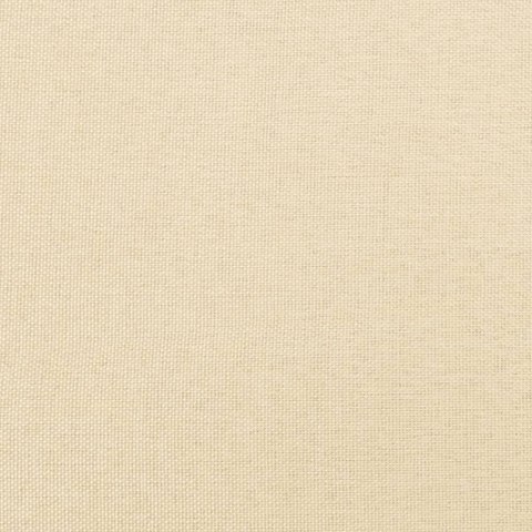 2-OSOBOWA KANAPA 2 PODUSZKI KREMOWA TAPICEROWANA TKANINĄ