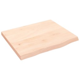 BLAT DO ŁAZIENKI 60X50X(2-4)CM SUROWE LITE DREWNO
