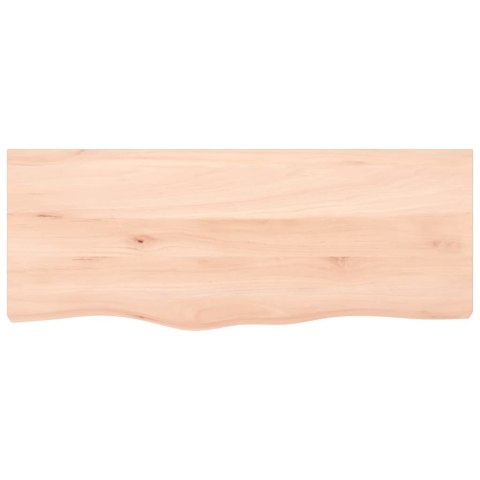 BLAT STOŁU 100X40X(2-4)CM SUROWE LITE DREWNO DĘBOWE