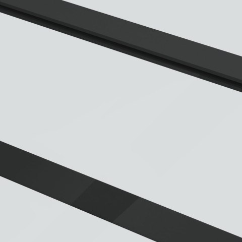 DRZWI PRZESUWNE Z OSPRZĘTEM SZKŁO ESG I ALUMINIUM 90X205CM