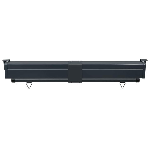 MARKIZA BOCZNA TARASOWA OGRÓD BALKON ROLETA PARAWAN OSŁONA 125X250CM NIEBIESKA