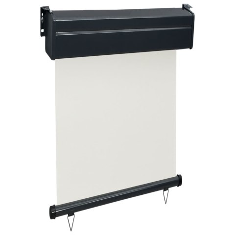 MARKIZA BOCZNA TARASOWA OGRÓD BALKON ROLETA PARAWAN OSŁONA 65X250CM KREMOWA