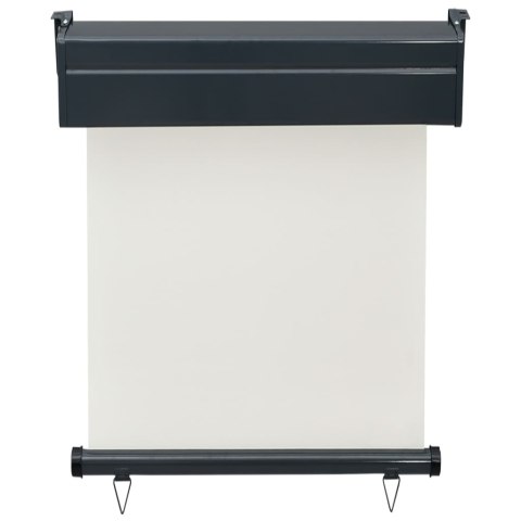 MARKIZA BOCZNA TARASOWA OGRÓD BALKON ROLETA PARAWAN OSŁONA 65X250CM KREMOWA