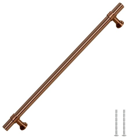 UCHWYTY DO SZAFEK 5 SZT. BRĄZ 224MM STAL NIERDZEWNA