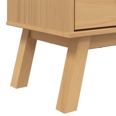 REGAŁ 4-POZIOMOWY OLDEN BRĄZOWY LITE DREWNO SOSNOWE