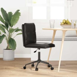 KRZESŁO STOŁOWE CZARNE SZTUCZNA SKÓRA