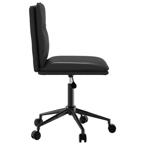 KRZESŁO STOŁOWE CZARNE SZTUCZNA SKÓRA