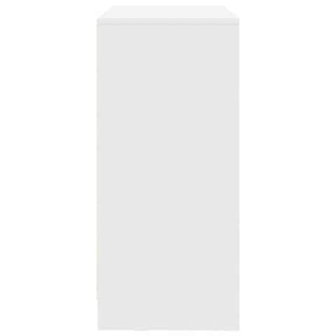 KOMODA Z SZUFLADAMI I DRZWIAMI BIAŁA 70,5X34X74,5CM