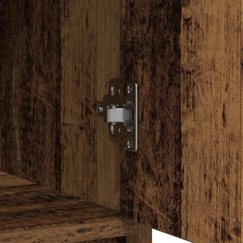 KOMODA Z SZUFLADAMI I DRZWIAMI STARE DREWNO 73X31X90CM