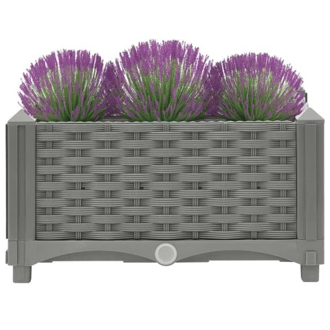 DONICA DO PODWYŻSZONEJ RABATY 40X40X23CM POLIPROPYLEN