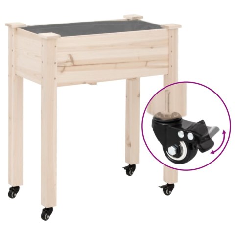 KÓŁKA DO DONICZKI 4 SZT. CZARNE 8X3,5X8CM ŻELAZO