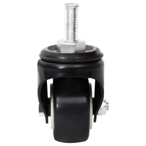 KÓŁKA DO DONICZKI 4 SZT. CZARNE 8X3,5X8CM ŻELAZO