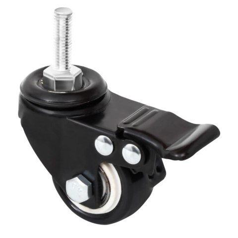 KÓŁKA DO DONICZKI 4 SZT. CZARNE 8X3,5X8CM ŻELAZO