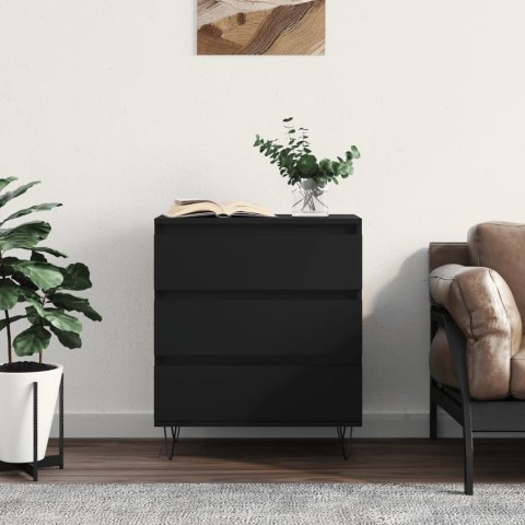 KOMODA CZARNA 60X35X70CM
