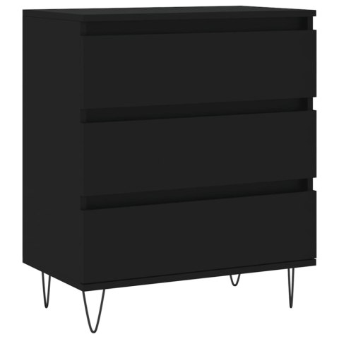 KOMODA CZARNA 60X35X70CM