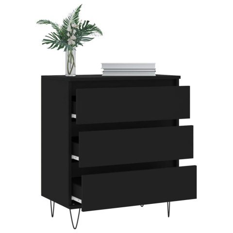 KOMODA CZARNA 60X35X70CM