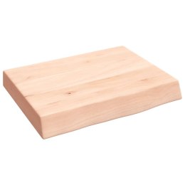 BLAT DO ŁAZIENKI 40X30X(2-6)CM SUROWE LITE DREWNO
