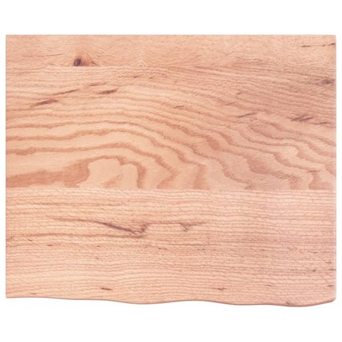 BLAT DO ŁAZIENKI JASNOBRĄZOWY 60X50X(2-6)CM LITE DREWNO