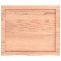 BLAT DO ŁAZIENKI JASNOBRĄZOWY 60X50X(2-6)CM LITE DREWNO