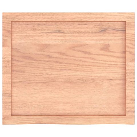 BLAT DO ŁAZIENKI JASNOBRĄZOWY 60X50X(2-6)CM LITE DREWNO