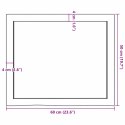 BLAT DO ŁAZIENKI JASNOBRĄZOWY 60X50X(2-6)CM LITE DREWNO